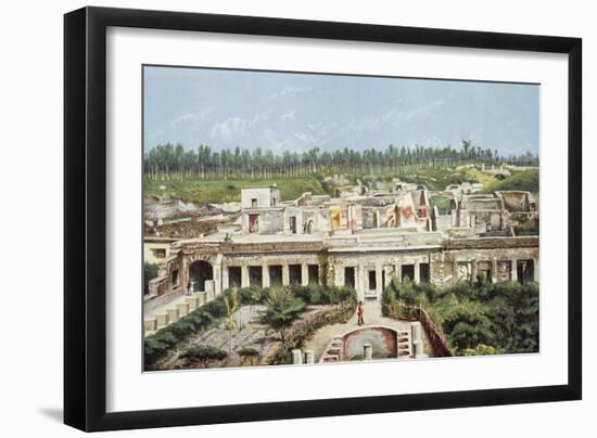 Italy, Pompeii,Villa of Diomedes, Volume II, Table VII-Fausto and Felice Niccolini-Framed Giclee Print