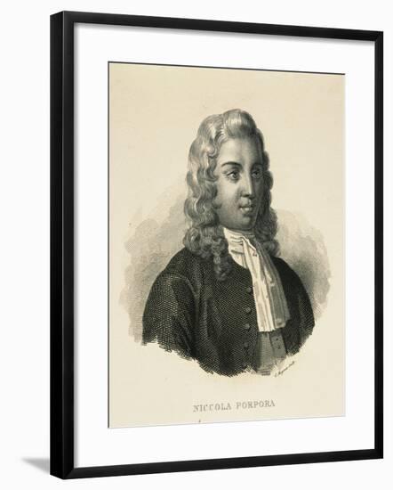 Italy, Portrait of Nicolo Porpora-null-Framed Giclee Print