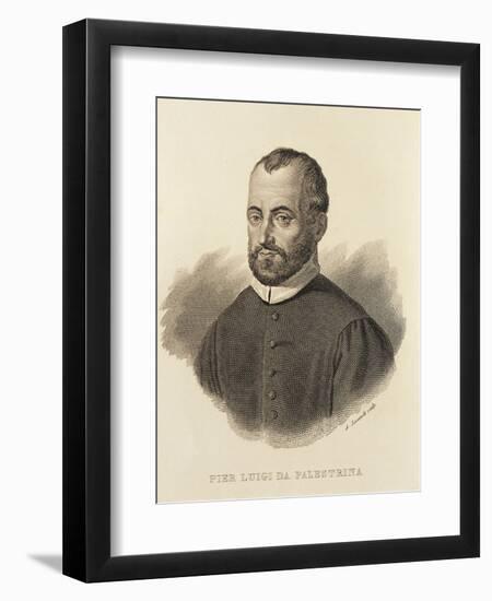 Italy, Portrait of Pierluigi Da Palestrina-null-Framed Giclee Print