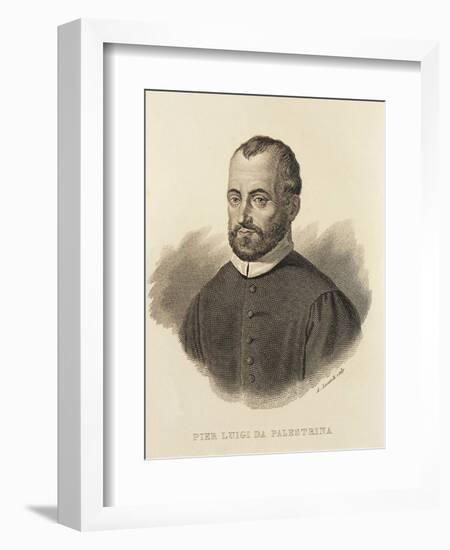 Italy, Portrait of Pierluigi Da Palestrina-null-Framed Giclee Print