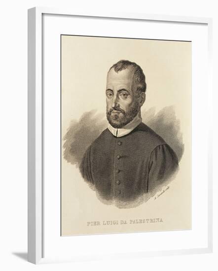 Italy, Portrait of Pierluigi Da Palestrina-null-Framed Giclee Print