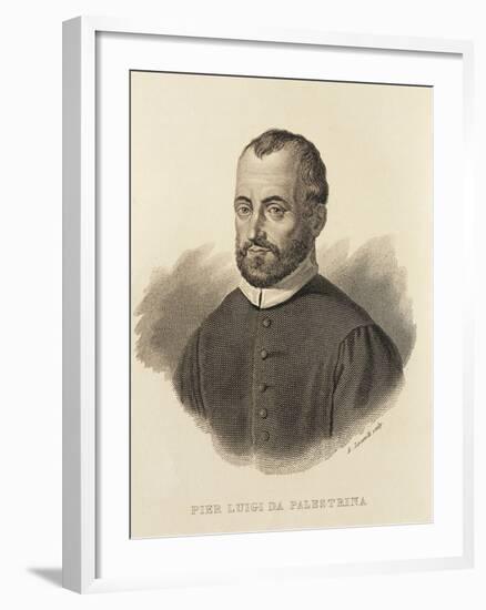 Italy, Portrait of Pierluigi Da Palestrina-null-Framed Giclee Print