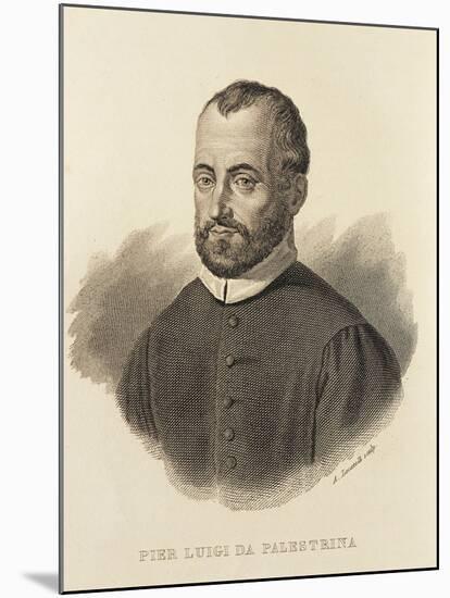 Italy, Portrait of Pierluigi Da Palestrina-null-Mounted Giclee Print