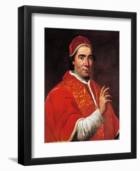 Italy, Portrait of Pope Clement XIV-null-Framed Giclee Print