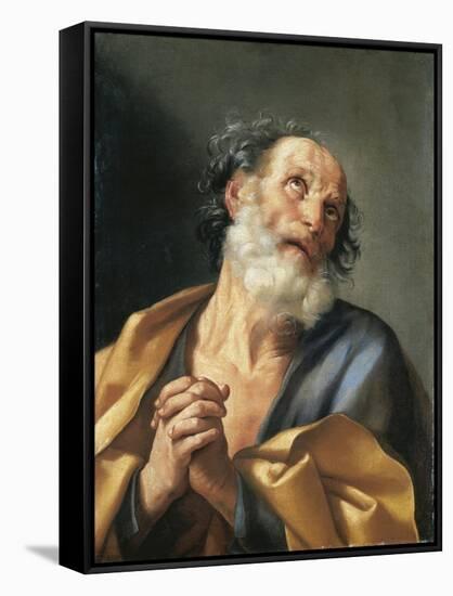 Italy, Portrait of Saint Peter Crying-null-Framed Stretched Canvas