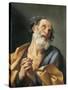 Italy, Portrait of Saint Peter Crying-null-Stretched Canvas