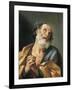 Italy, Portrait of Saint Peter Crying-null-Framed Giclee Print