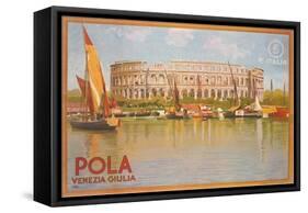 Italy Poster-null-Framed Stretched Canvas