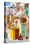Italy, Procida island - Houses at Village Corricella.-Frank Chmura-Stretched Canvas