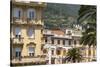 Italy, Province of Genoa, Rapallo. Colorful buildings in resort setting-Alan Klehr-Stretched Canvas