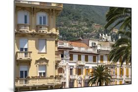 Italy, Province of Genoa, Rapallo. Colorful buildings in resort setting-Alan Klehr-Mounted Photographic Print