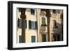 Italy, Province of Genoa, Rapallo. Colorful buildings in resort setting-Alan Klehr-Framed Photographic Print