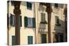 Italy, Province of Genoa, Rapallo. Colorful buildings in resort setting-Alan Klehr-Stretched Canvas