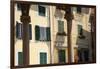 Italy, Province of Genoa, Rapallo. Colorful buildings in resort setting-Alan Klehr-Framed Photographic Print