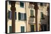 Italy, Province of Genoa, Rapallo. Colorful buildings in resort setting-Alan Klehr-Framed Stretched Canvas