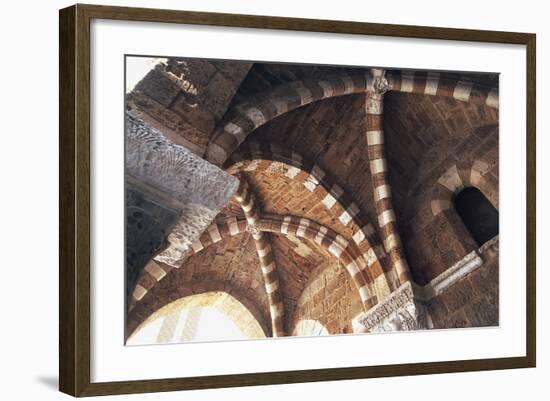 Italy, Puglia, Brindisi, Ribbed Groin Vault, Detail of Porch of De Cateniano-null-Framed Giclee Print