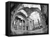 Italy, Puglia, Tivoli. Columns at Villa Adriana-Terry Eggers-Framed Stretched Canvas