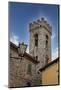 Italy, Radda in Chianti. Bell tower of Saint Niccolo church in Radda in Chianti.-Julie Eggers-Mounted Photographic Print