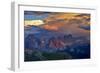 Italy, Region Trentino South Tirol, the Dolomites, Storm Cloud About the Rose Garden Massif, Rose G-Bernd Rommelt-Framed Photographic Print