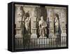 Italy, Rome, Basilica of St. Peter, Rachel, Moses and Leah, Detail from Tomb of Julius II-null-Framed Stretched Canvas