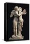 Italy, Rome, Caelian Hill, House of the Valeri, Statuary Group Representing Cupid and Psyche-null-Framed Stretched Canvas