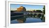 Italy, Rome, Castel Sant'Angelo Reflecting in the Tiber River-Michele Molinari-Framed Photographic Print