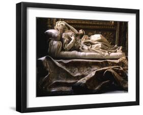 Italy, Rome, Church of San Francesco Ripa, Blessed Ludovica Albertoni, 1671-1674-Gian Lorenzo Bernini-Framed Giclee Print