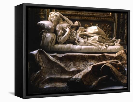 Italy, Rome, Church of San Francesco Ripa, Blessed Ludovica Albertoni, 1671-1674-Gian Lorenzo Bernini-Framed Stretched Canvas