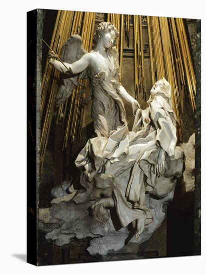 Italy, Rome, Church of Santa Maria Della Vittoria, Ecstasy of St Teresa of Avila, 1647-1652-Gian Lorenzo Bernini-Stretched Canvas