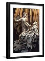 Italy, Rome, Cornaro Chapel of Church of Santa Maria Della Vittoria, Ecstasy of St Teresa of Avila-Gian Lorenzo Bernini-Framed Giclee Print