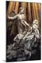 Italy, Rome, Cornaro Chapel of Church of Santa Maria Della Vittoria, Ecstasy of St Teresa of Avila-Gian Lorenzo Bernini-Mounted Giclee Print