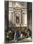 Italy, Rome, Ecumenical Council, the Chair of St. Peter-null-Mounted Giclee Print