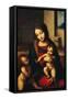 Italy, Rome, Madonna and Child with the Infant Saint John-null-Framed Stretched Canvas