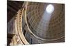 Italy, Rome, Pantheon interior with shaft of light.-Merrill Images-Mounted Photographic Print