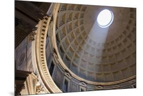 Italy, Rome, Pantheon interior with shaft of light.-Merrill Images-Mounted Photographic Print