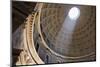 Italy, Rome, Pantheon interior with shaft of light.-Merrill Images-Mounted Photographic Print