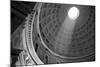 Italy, Rome, Pantheon interior with shaft of light.-Merrill Images-Mounted Photographic Print