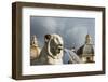 Italy, Rome. Piazza del Popolo, Fontana dei Leoni (Fountain of Lions), by Giuseppe Valadier (1828).-Alison Jones-Framed Photographic Print