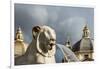 Italy, Rome. Piazza del Popolo, Fontana dei Leoni (Fountain of Lions), by Giuseppe Valadier (1828).-Alison Jones-Framed Photographic Print