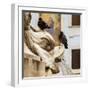 Italy, Rome. Piazza della Rotunda, close-up of Fontana del Pantheon.-Alison Jones-Framed Photographic Print