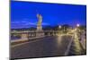 Italy, Rome, Ponte Sant'Angelo at Dawn, also Called St. Peters Bridge-Rob Tilley-Mounted Photographic Print