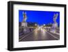 Italy, Rome, Ponte Sant'Angelo at Dawn-Rob Tilley-Framed Photographic Print