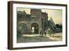 Italy, Rome, Porta San Paolo (St. Paul's Gate) and Pyramid of Caius Cestius-Ettore Roesler Franz-Framed Giclee Print