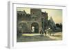 Italy, Rome, Porta San Paolo (St. Paul's Gate) and Pyramid of Caius Cestius-Ettore Roesler Franz-Framed Giclee Print