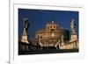 Italy. Rome. Saint Angelo Bridge and Hadrian's Mausoleum-null-Framed Giclee Print