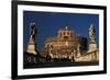 Italy. Rome. Saint Angelo Bridge and Hadrian's Mausoleum-null-Framed Giclee Print