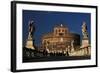 Italy. Rome. Saint Angelo Bridge and Hadrian's Mausoleum-null-Framed Giclee Print