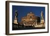 Italy. Rome. Saint Angelo Bridge and Hadrian's Mausoleum-null-Framed Giclee Print