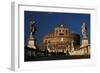 Italy. Rome. Saint Angelo Bridge and Hadrian's Mausoleum-null-Framed Giclee Print