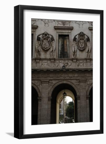 Italy, Rome, Spada's Palace-Francesco Borromini-Framed Giclee Print